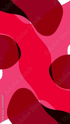 Optical illusion seamless pattern. Moving repeatable texture striped fancy shapes