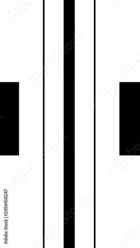 Abstract CGI motion graphics and animated background transition with white and black pixel figures. Transition mask templates. Pixel transition