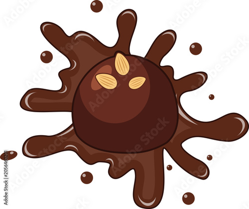 World Chocolate Day Element  Illustration