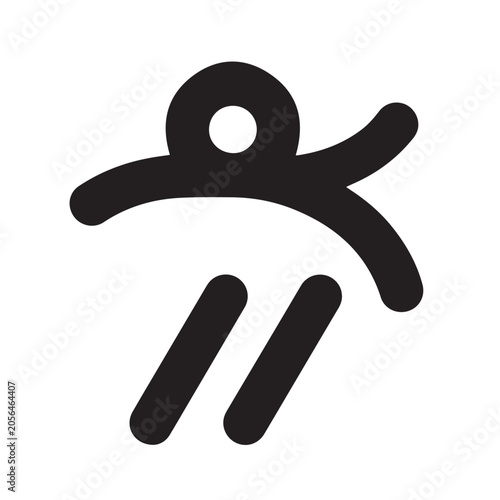 Black and white icon of a person with a smiley face expression illustration representation proposal overview synopsis abstract compendium quintessence substance keystone cornerstone