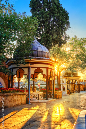 Grand Mosque in Bursa, Turkey.