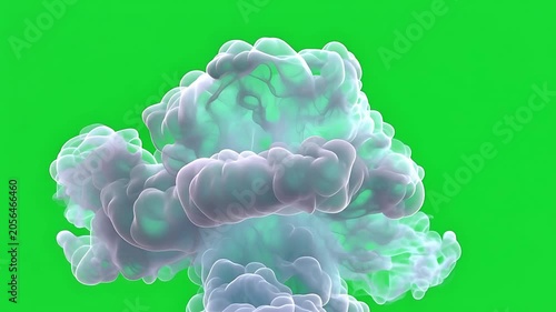 Cartoon Smoke Puff Green Screen Effect