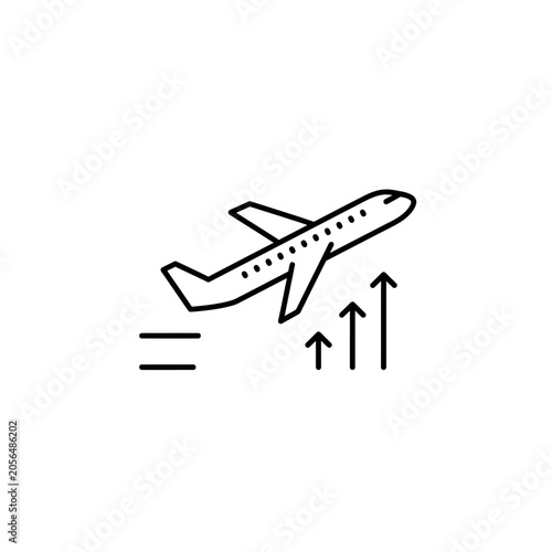 Airplane Taking Off A Symbol of Travel and New Beginnings.