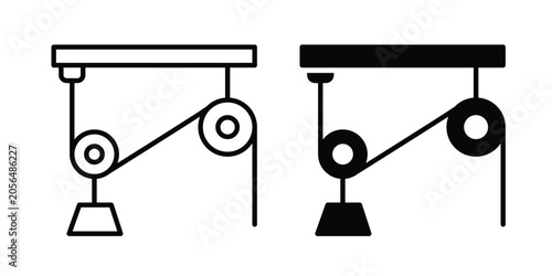 Canvas Print Pulley icon