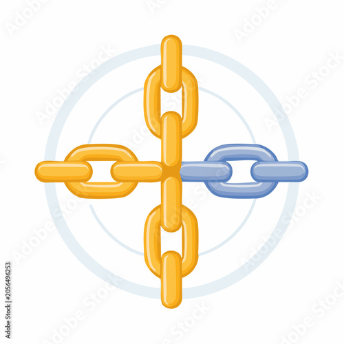 Interconnected Chains Symbol
