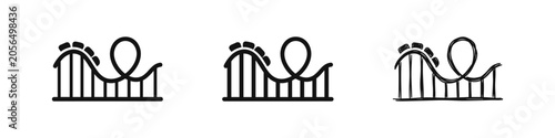 Фотография Rollercoaster icon set
