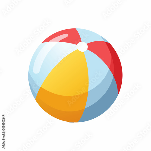 Colorful Beach Ball Illustration