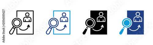 Foto Reference Web icon with multiple style collection