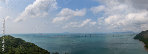 Aerial View of Hong Kong-Zhuhai-Macau Bridge, Hong Kong