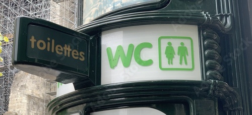 Cuadro en lienzo toilettes wc