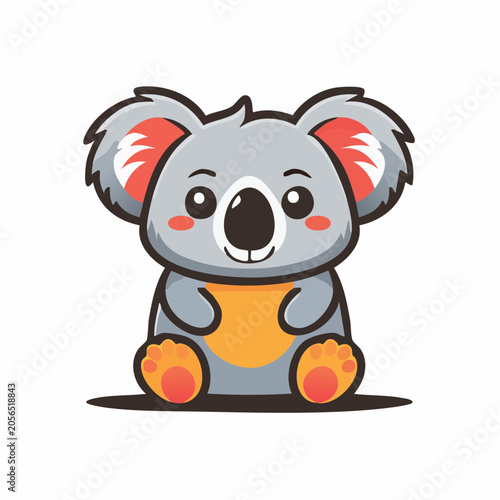 Cute Cartoon Koala Illustration