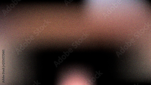 Quadro su tela Blurred abstract image with indistinct shapes and a dark foreground element
