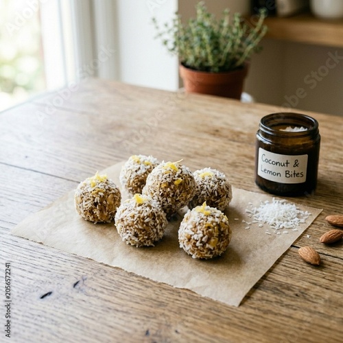 Lemon Coconut Energy Bites