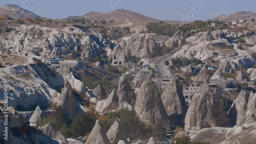 Exploring unique rock formations in Cappadocia during daytime