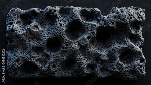 black foam sponge circle hole texture background