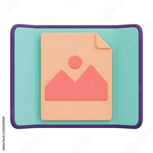 3D heart gift box with ribbon