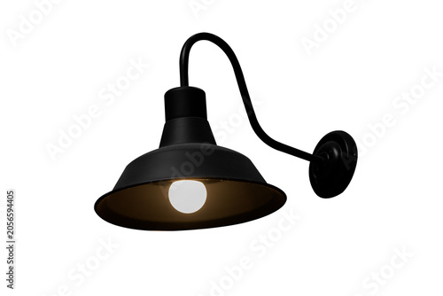 Vintage metal wall lamp