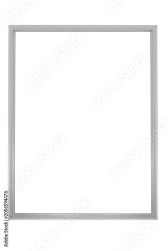 Simple white wooden frame