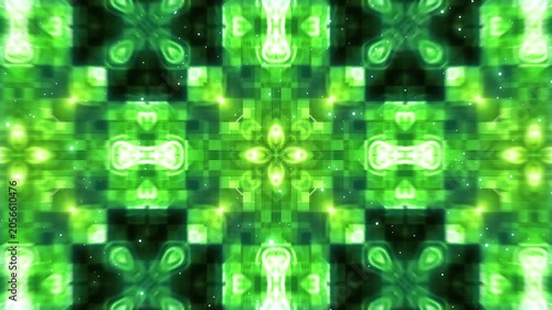 Abstract green loop bg