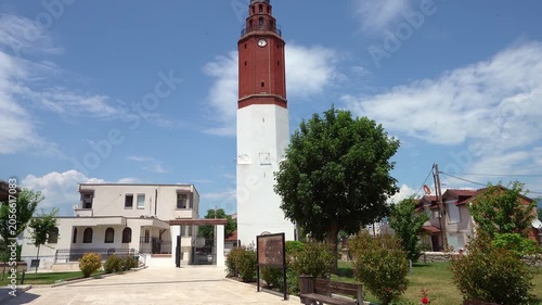 clock towern in Skopje, North Macedonia