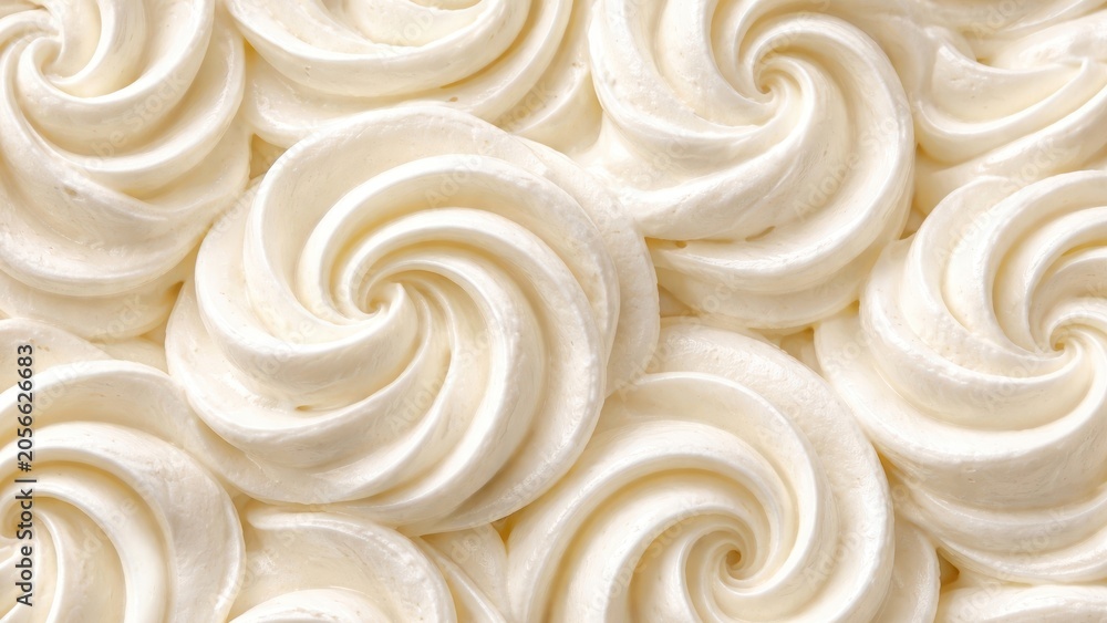 Naklejka premium Creamy swirls texture design.