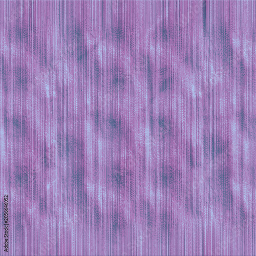 Schilderij op canvas A seamless pattern of textured stripes like woven fabric in purple mixed with el