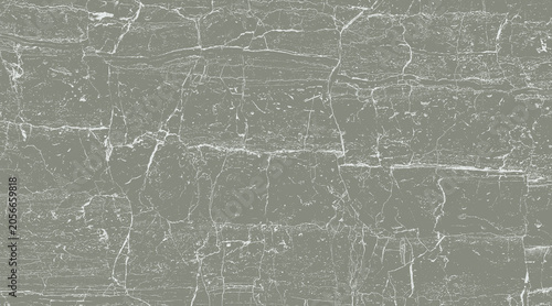 Obraz na płótnie Close-up texture of gray marble with white veins and cracks, resembling aged sto