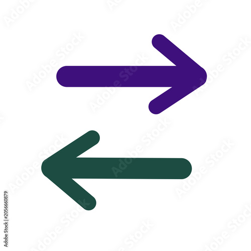 blue arrow sign