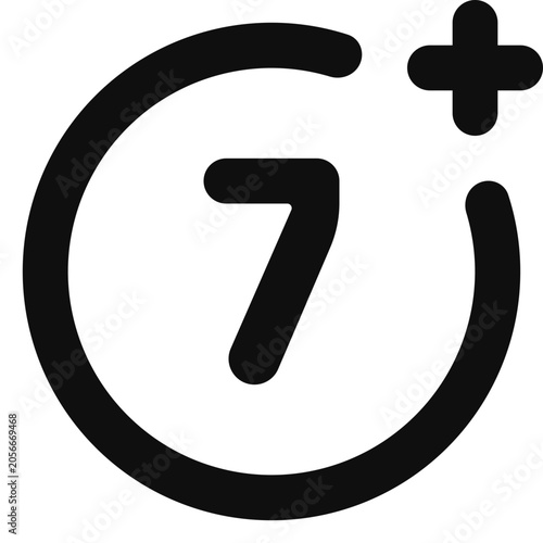 Glossy round blue icon featuring black number 8 and 0 as a communication symbol for web and business use