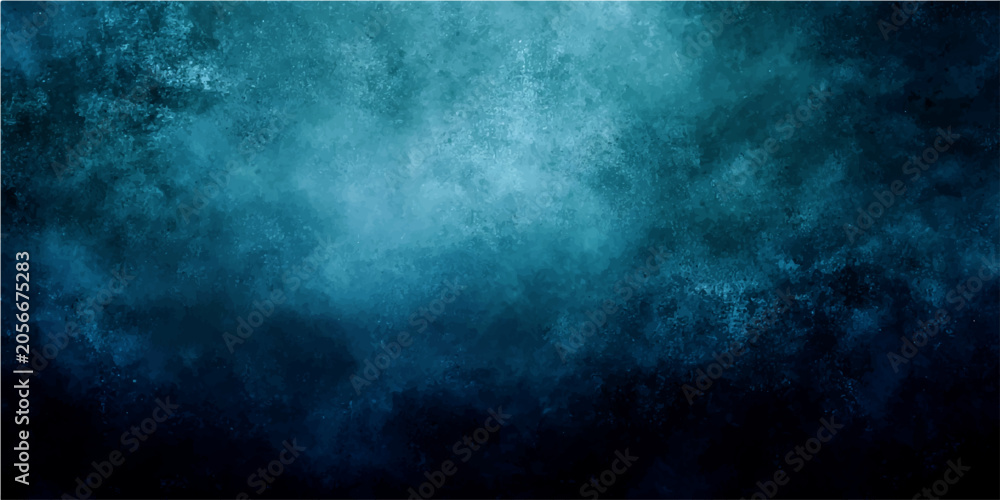 Obraz premium Dark blue textured smoky clouds with grunge effect and abstract atmospheric background.