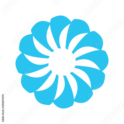 Modern Fan Symbol Graphic Icon