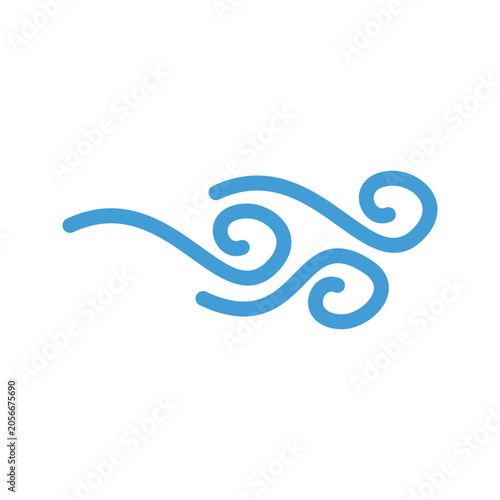 Wind Symbol Minimal Vector Design