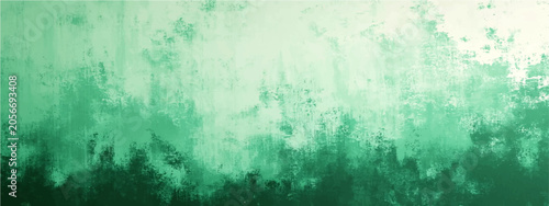 Foto Abstract ethereal emerald and mint green hues with a soft gradient, suggesting natural textures or atmospheric phenomena