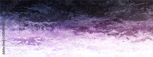 Bild auf Leinwand Abstract, ethereal gradient texture with a watercolor or ink wash effect, blending deep indigo and violet hues into soft lavender and white, evoking a sense of mystery and dreaminess
