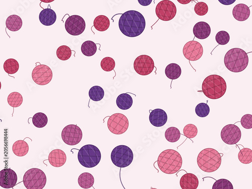 Wool Balls Pattern Crochet Craft Background