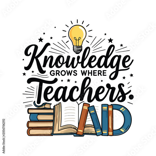 Teachers day t-shirt design template. Teacher Quotes Design