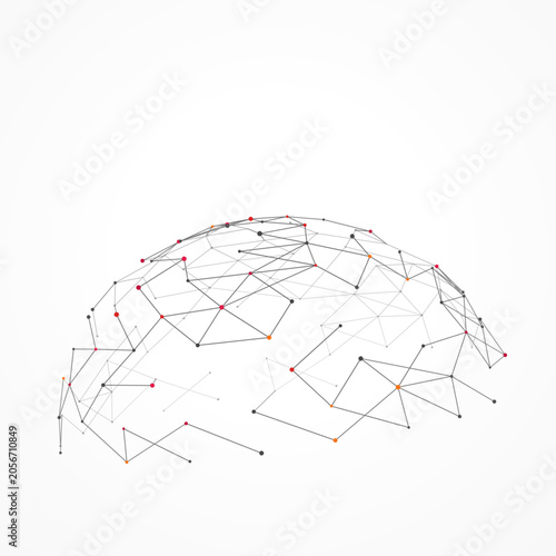 Dynamic Polygonal Semi Sphere Texture