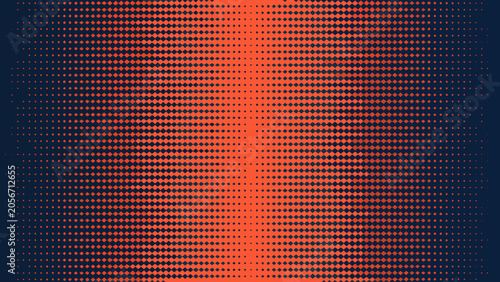 Diamond grid pattern with gradient coloration featuring a dark blue and vibrant orange scheme