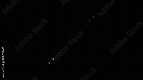 glittering yellow dot led panel