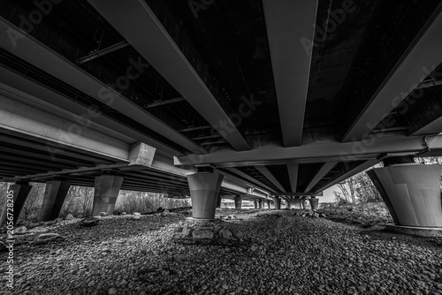 Canvas-taulu Below the Wa-520 in Seattle, WA