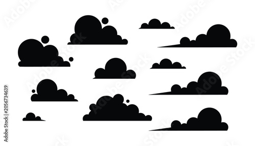 Canvastavla Cloud Illustrations