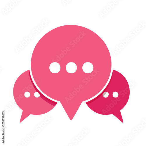 Red heart icon flat design