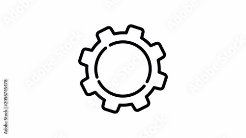 cog icon animation