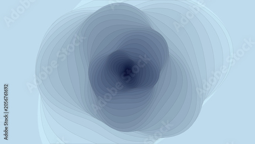 Abstract blue topographic ripple vortex pattern background