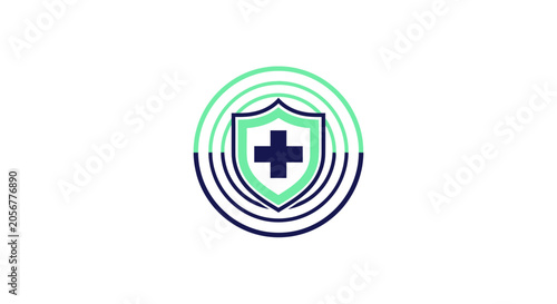 Medical Shield Protection: Health and Wellbeing Concept for a Safe Lifestyle