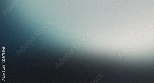 Abstract dark blue and grey gradient background with grainy texture