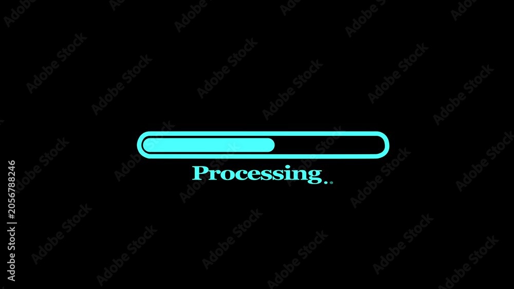 System update and processing bar icon isolated . Updating bar icon and ...
