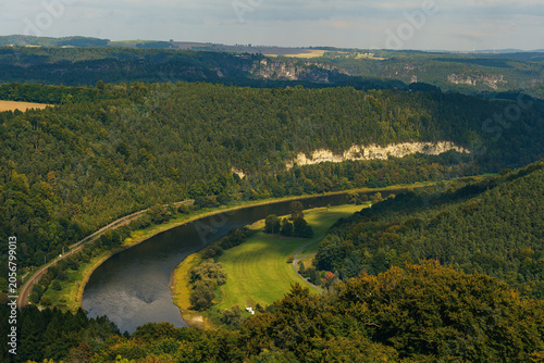 Elbe in der Sächsische Schweiz