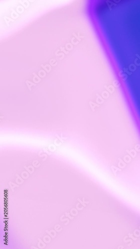 Purple Lilac White Holographic Liquid Motion Background, Smooth Flowing Psychedelic Color Animation Seamless Loop, 4K