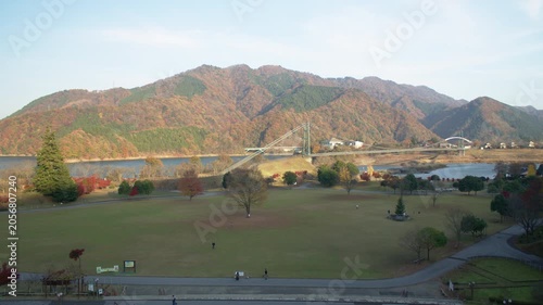 秋の宮ヶ瀬湖畔園地 紅葉 Autumn foliage at Miyagase Lakeside Park